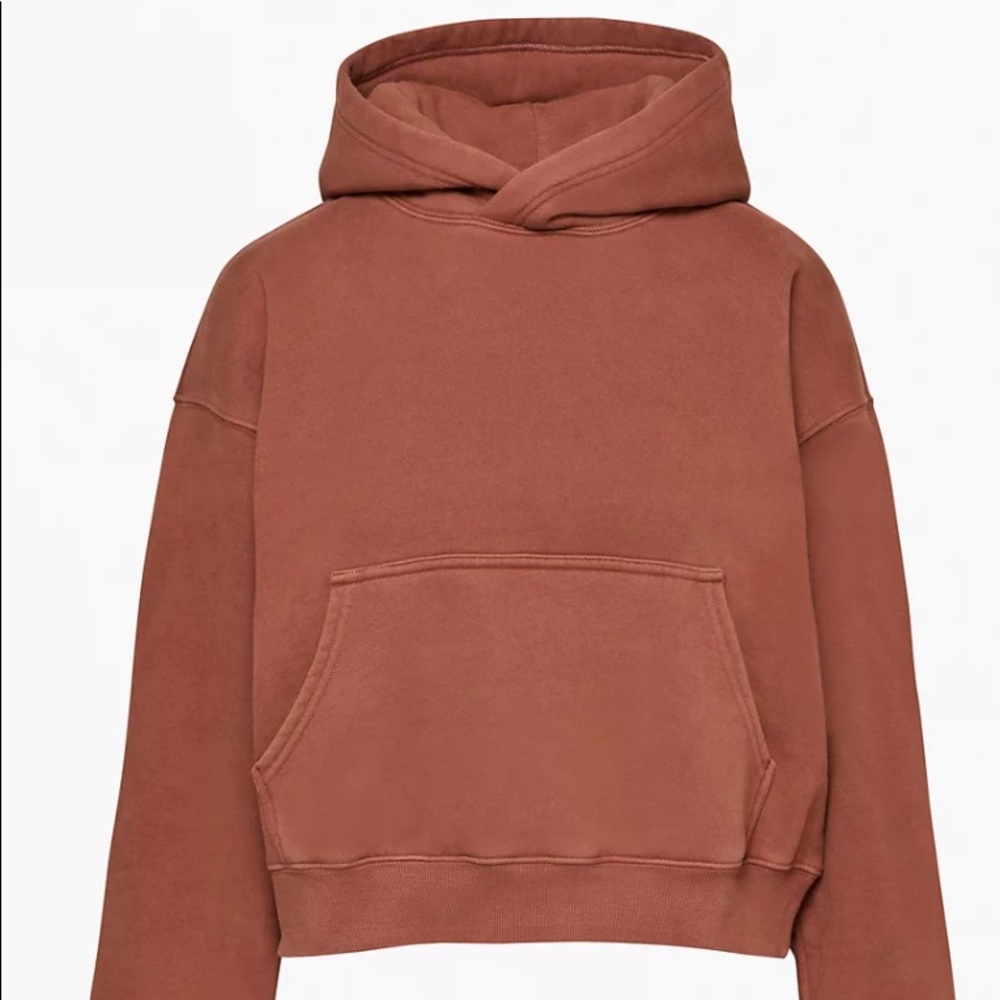 Cozy Fleece Boyfriend Shrunken Hoodie